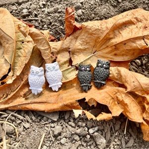 Handmade polymer clay stud earrings